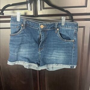 STS Blue Dark Wash Jean Shorts